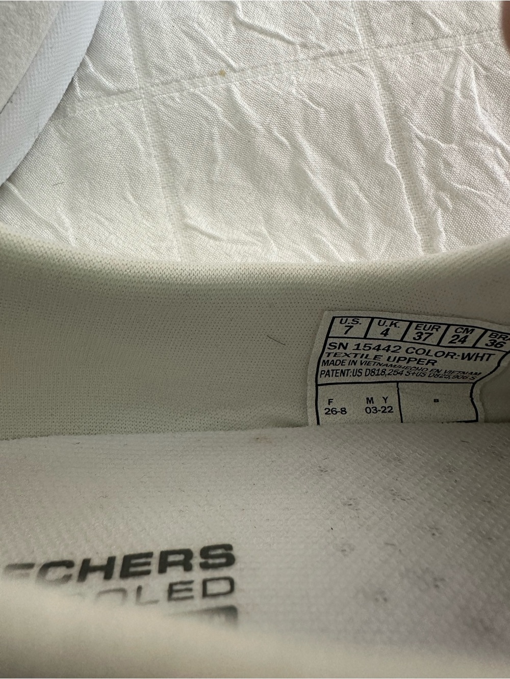 Skechers Women Go-Lite Walk Air Cooler Goga White Loafers - Picture 4 of 6